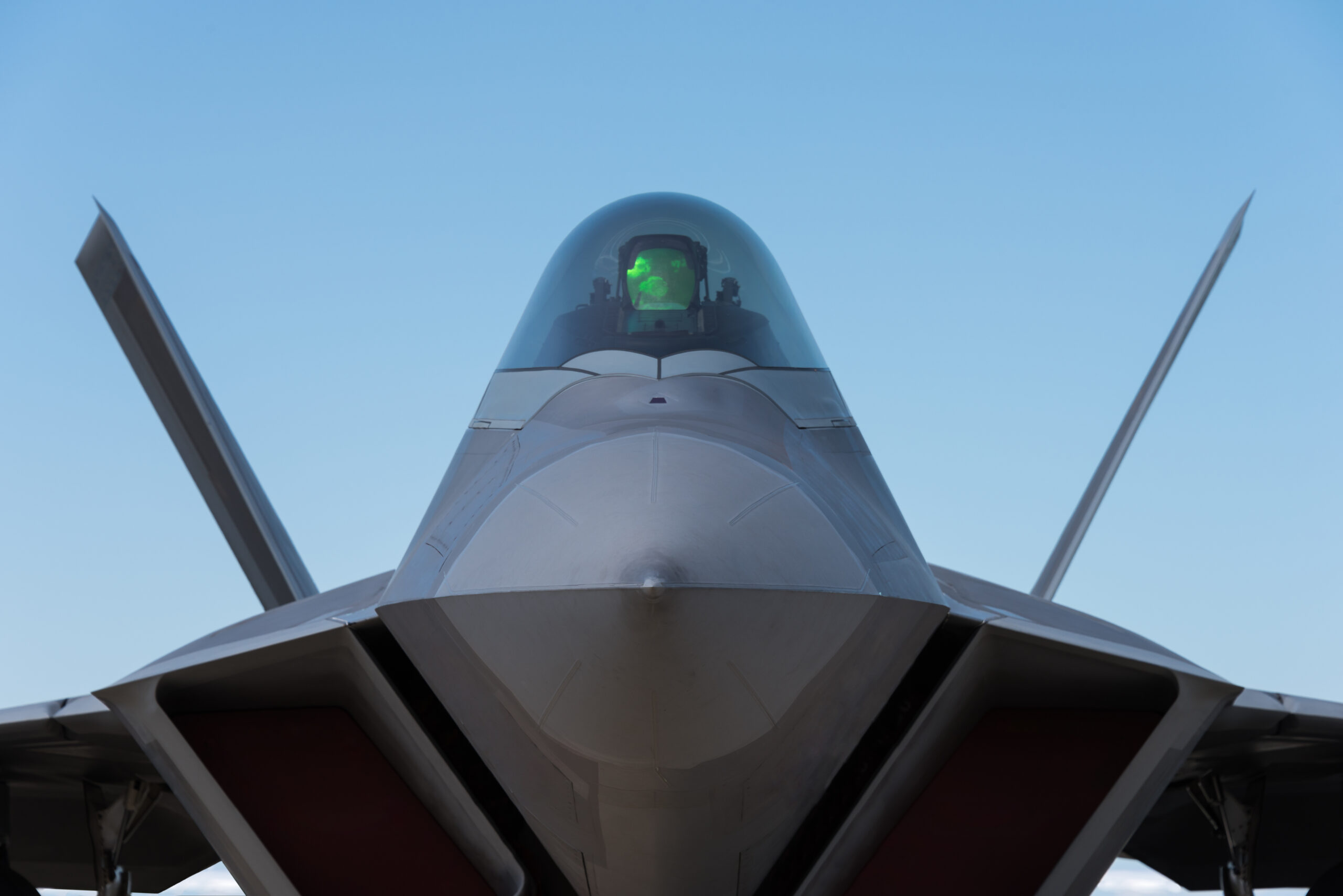 F-22,Raptor,Fighter,Bomber,Front,View